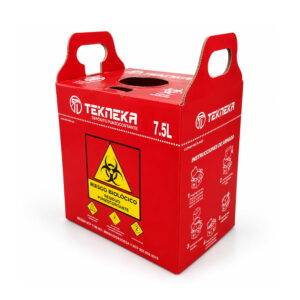 Contenedor para residuos punzocortantes TEKNEKA – 7.5 L