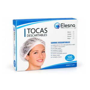Tocas Descartables Elesna – 100 Unidades